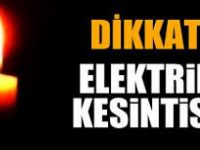 Dikkat! Elektrik Kesintisi Var