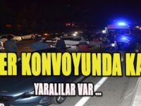 ASKER KONVOYUNDA KAZA