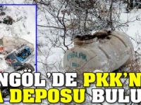 Bingöl'de PKK'nın gıda deposu bulundu