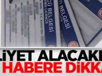 Ehliyet Alacaklar Dikkat!