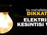 Dikkat! Elektrik Kesintisi Var!