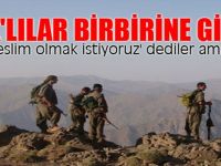 PKK'lılar birbirine girdi!