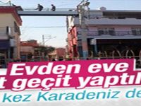 Evden eve üst geçit!