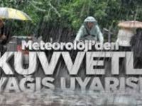 Meteorolojiden Sağanak Yağış Uyarısı!