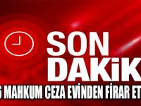PKK'LI 6 MAHKUM FİRAR ETTİ !