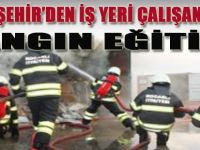 Büyükşehirden İş Yeri Çalışanlarına Yangın Eğitimi