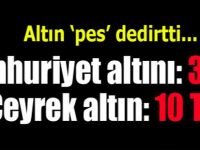 Altın `pes` dedirtti!