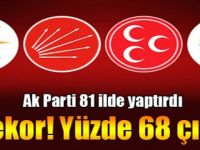 Rekor! Ak Parti 81 ilde yaptırdı