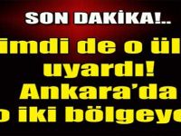 Şimdi de O Ülkeden Uyarı!