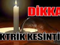 Dikkat! Elektrik Kesintisi Var!