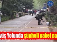 Yürüyüş Yolunda şüpheli paket paniği!