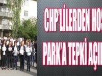 CHP'LİLERDEN HOSPİTAL PARKA TEPKİ