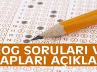 TEOG Sınav Soru ve Cevapları Açıklandı