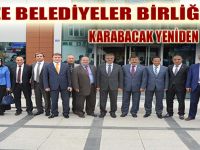 GEBZE BELEDİYELER BİRLİĞİ’NDE KARABACAK YENİDEN BAŞKAN