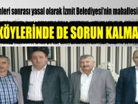 İZMİT KÖYLERİNDE DE SORUN KALMAYACAK