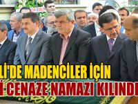 KOCAELİ'DE MADENCİLER İÇİN GIYABİ CENAZE NAMAZI KILINDI