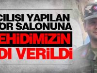 Kandıra spor salonuna Şehit Binbaşı’nın adı verildi