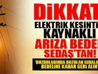 Elektrik kesintisi kaynaklı arıza bedeli SEDAŞ'tan