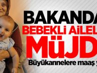 Müezzinoğlu'ndan bebekli ailelere müjde!