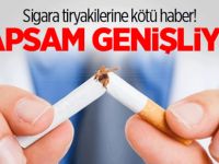 Sigara yasağı genişletiliyor