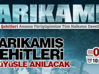 Sarıkamış Şehitleri yürüyüşle anılacak