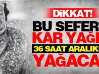 Meteoroloji uyardı: Kar Geliyor!