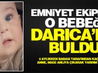 Emniyet, o bebeği Darıca'da buldu