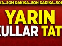 Gebze'de Yarın Okullar Tatil