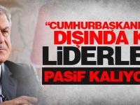 “Cumhurbaşkanımız dışında ki liderler pasif kalıyor”