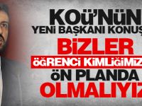 Bizler öğrenci kimliğimizle ön planda olmalıyız