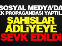 Sosyal medyada PKK propagandası yapan 3 kişi adliyeye sevk edildi