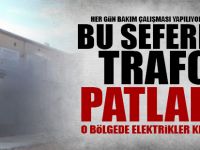 Halk Eğitim Merkezi önündeki trafo patladı