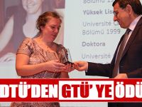 ODTÜ’den GTÜ’ ye  ödül