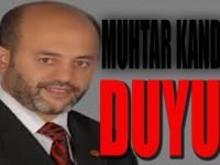 Muhtar Kandaz'dan Duyuru