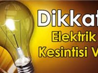 Dikkat! Elektrik Kesintisi Var