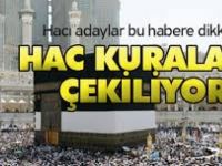 Hacı Adayları Bu Habere Dikkat, Kura Çekiliyor