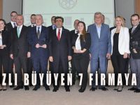 En hızlı büyüyen 7 firma için ödül töreni