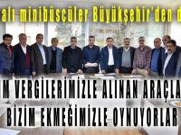 Dilovalı minibüsçüler dertli