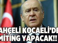 Bahçeli, Kocaeli'de miting yapacak