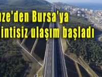 Gebze'den Bursa'ya kesintisiz ulaşım başladı