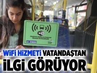Otobüste Wifi hizmeti vatandaştan ilgi görüyor