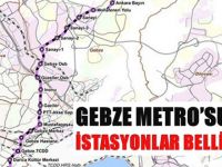 Gebze Metrosunun istikametleri belli oldu