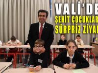 Vali'den şehit çocuklarına sürpriz ziyaret