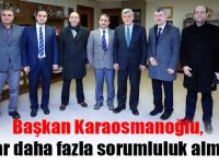 Başkan Karaosmanoğlu,  “STK’lar daha fazla sorumluluk almalıdır”