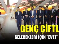 Genç çiftler "Evet" dedi