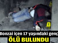 Bonzai içen 17 yaşındaki genç ölü bulundu