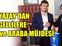 Beyaz aydan engellilere ev ve araba müjdesi