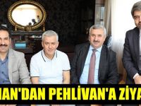 Yunus Pehlivan'a geçmiş olsun ziyareti