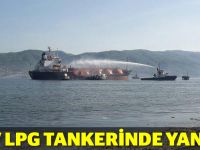 Körfez'de LPG yüklü tankerde yangın