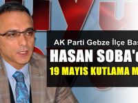 Hasan Soba'dan 19 Mayıs mesajı